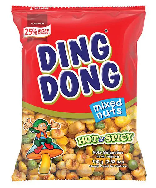 Ding Dong Mixed Nuts Hot and Spicy