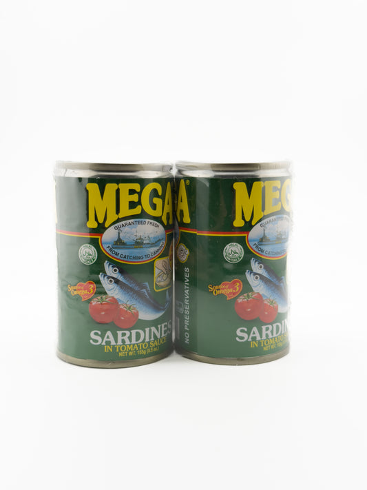 Mega Sardines in Tomato Sauce Twin Pack