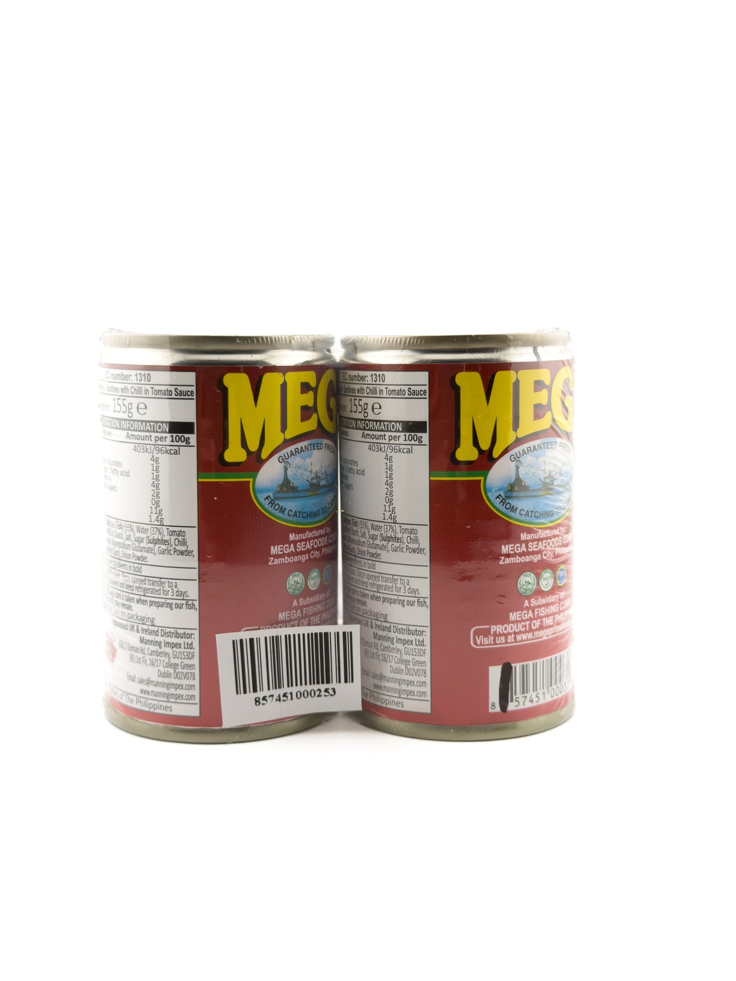 Mega Sardines in Tomato Sauce Twin Pack Spicy